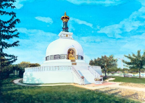 Friedenspagode Wien – Donauufer | Vienna Peace Pagoda – Danube Riverbank